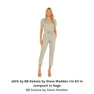 BB Dakota by Steve Madden Green Jumpsuit